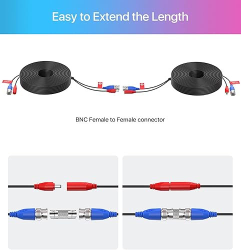 Miniatura 8 de ZOSI Cámara de seguridad 1080P 1920TVL para exteriores e interiores, híbrida 4 en 1 TVICVIAHD960H CVBS Bullet Cam para vigilancia analógica en casa