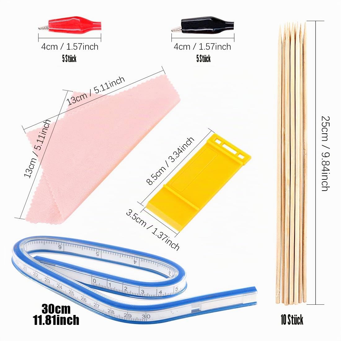 Keadic 87-teiliges Modellbau Werkzeug Set, Grundwerkzeuge für Gundam, Automodelle & DIY Bastelarbeiten, Komplettes Hobby Werkzeug-Set für Anfänger und Fortgeschrittene