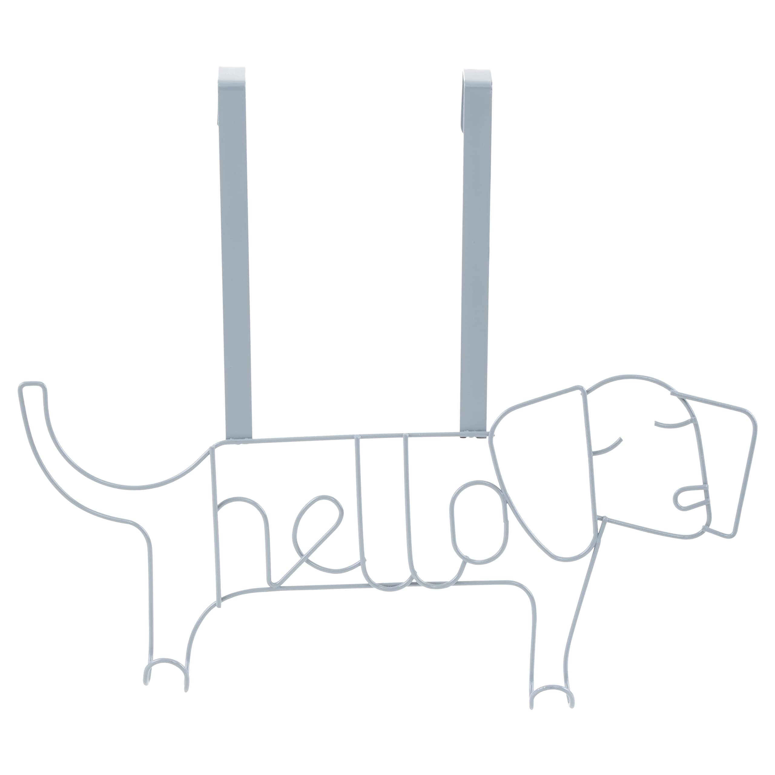 Premier Housewares Charming Design Sausage Dog Over The Door Hanger, Versatile Storage Over Door Hooks, Sturdy Hanging Hooks