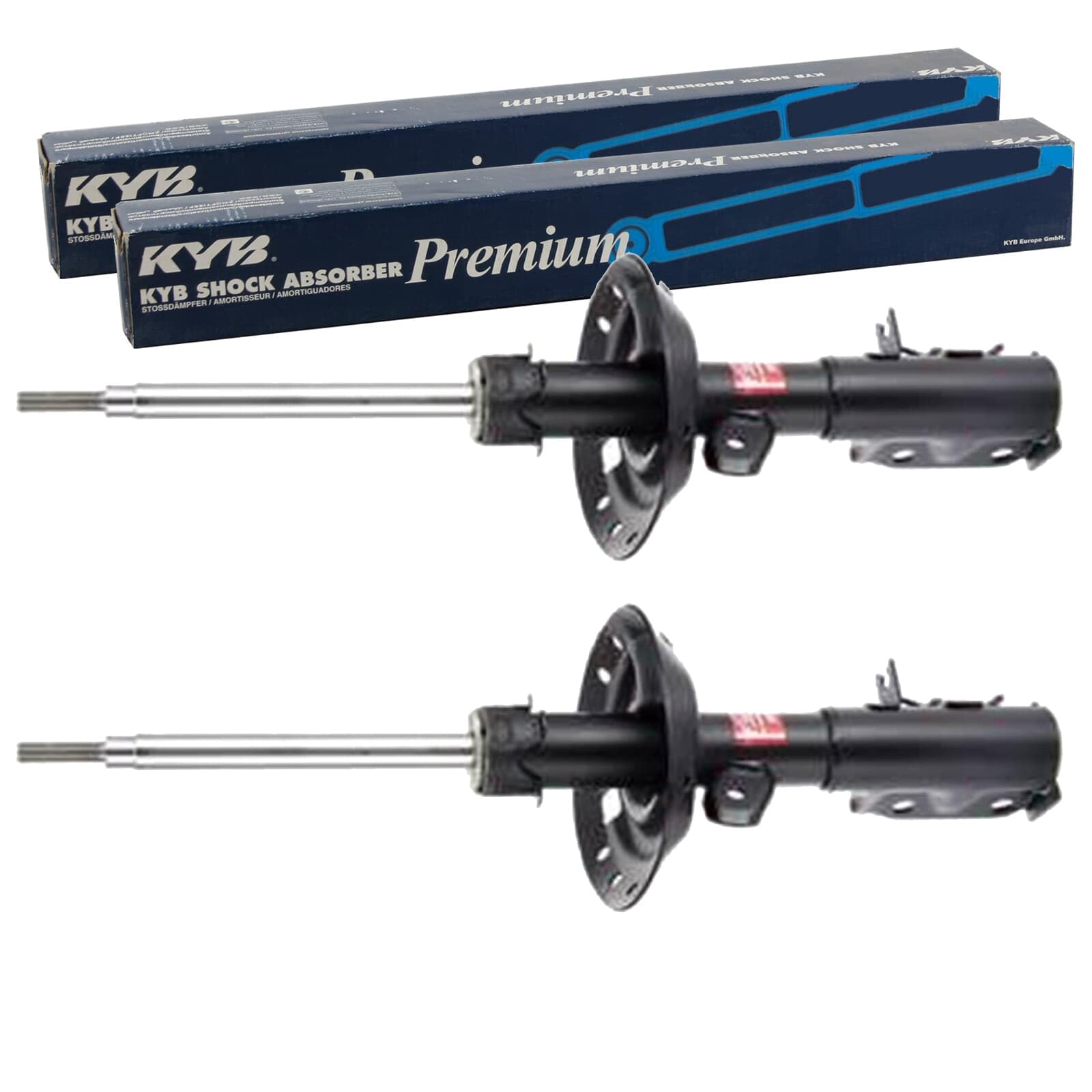 2X KYB Gasdruck Stoßdämpfer vorne | 338001 + 338002 Kompatibel mit Jazz III (ge_, Gg_, Gp_, Za_)