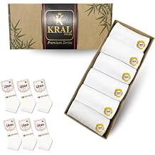 Kad n Bambu Patik  orap   6  ift, Diki siz, Nefes Al r, Kaymaz Yap    Hediye Kutulu Set beyaz