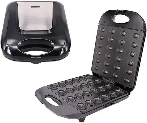 Miniatura 8 de Máquina eléctrica para hacer pasteles de nueces, alta capacidad para 24, máquina para hornear sándwich de pan de nueces, sartén para tostadora,