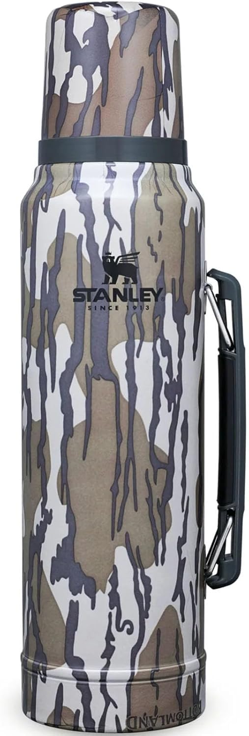 Stanley Classic Legendary Vakumlu Çelik Termos, Desenli (Bottomland), 1 Litre