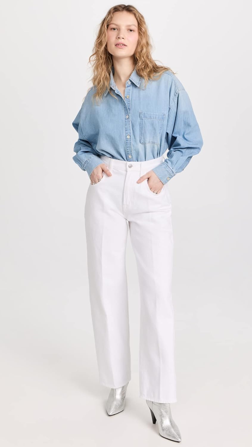 Vista 5 de Pistola Denim Sloane - Botones para mujer