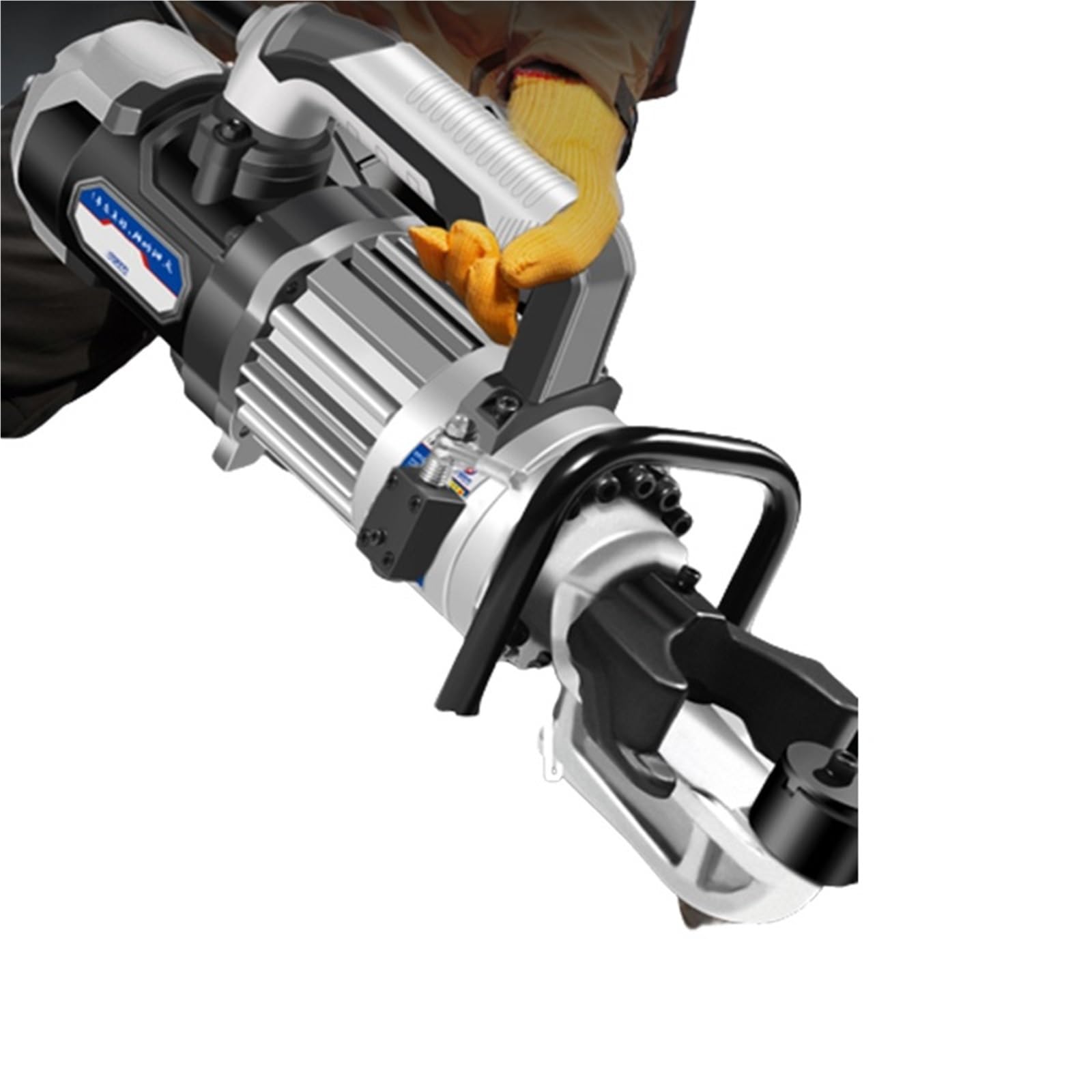 Máquina dobladora de barras de acero hidráulica eléctrica, dobladora de barras de acero eléctrica de 4-16 mm, herramienta dobladora de acero for enderezar(Upper handle)