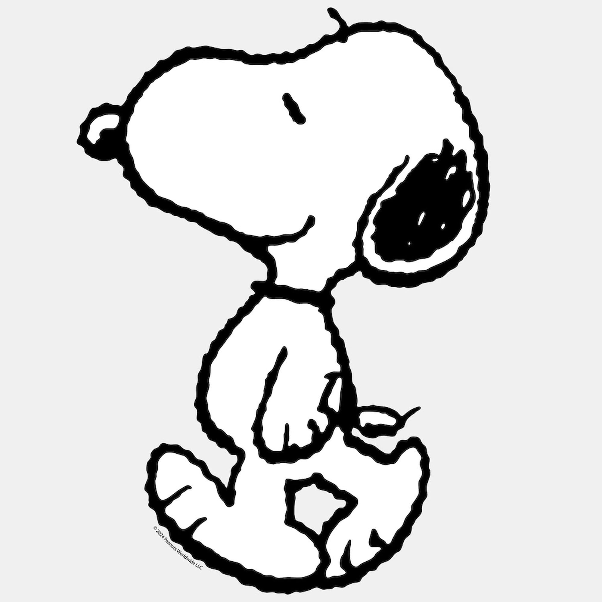 Amazon.com: CafePress Snoopy Walking Left Large Die Cut Sticker