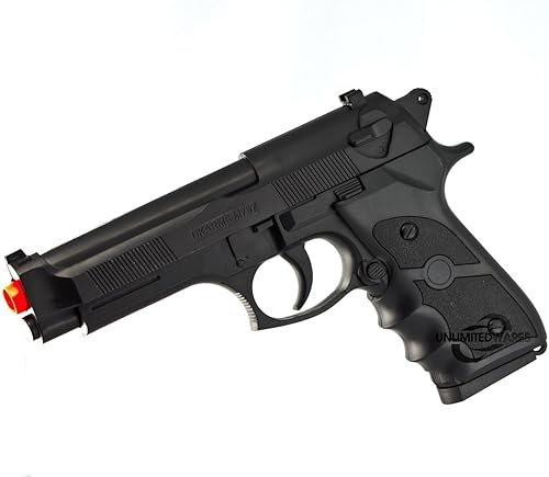 UKARMS M9 92 FS Beretta de tamaño completo, pistola de aire comprimido accionada por resorte con balines de 0.23pulgadas (6mm)