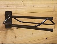 Vista 6 de EASY-UP Soporte para sillín con barra de almohadilla para entusiastas de los caballos Soporte de pared para sillín de alta resistencia Estante