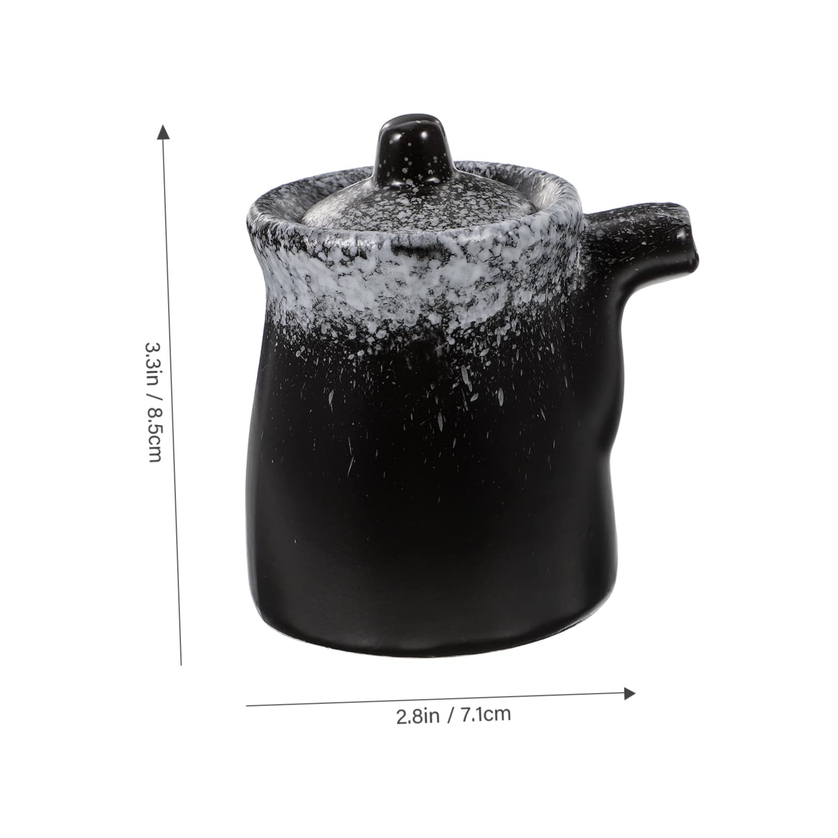 Alipis Vintage Soy Sauce Dispenser Vinegar Bowl Elegant Seasoning Container for Kitchen for Oil Sauces Condiments Storage Stylish Design