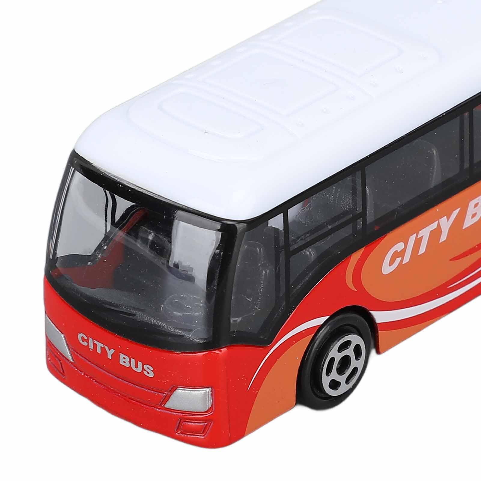 Jouet Bus Électrique City Bus SPYMINNPOO 1:32 - Modèle Métal à Deux Étages Avec Lumières Et Musique