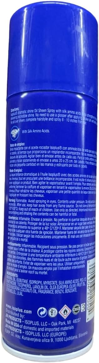 U/S Iso Oil Shen Reg Size 7z