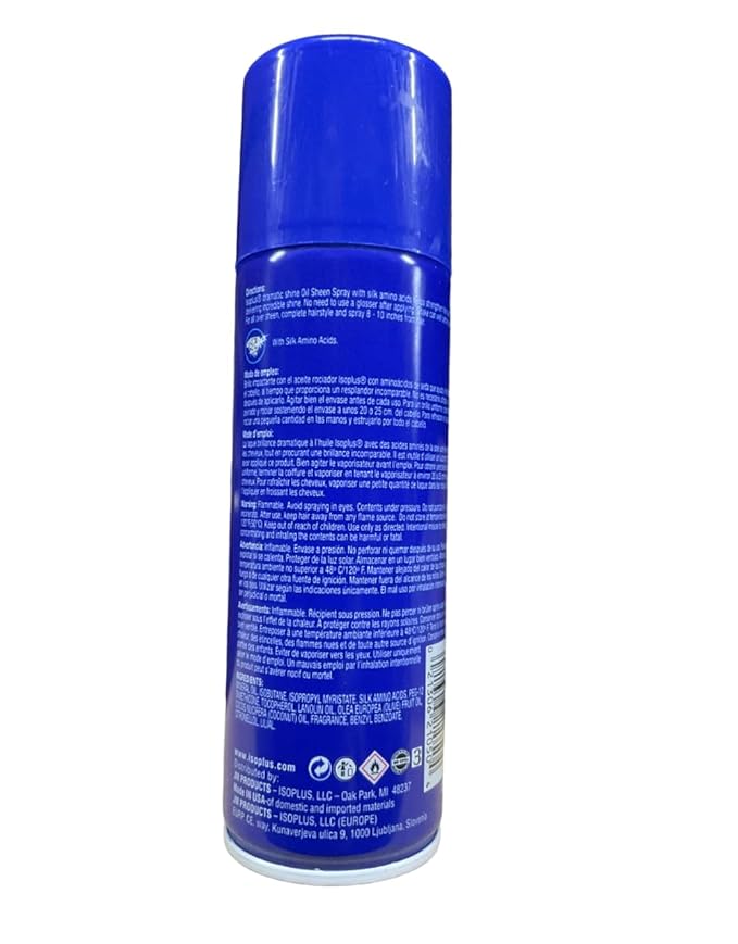 Isoplus Oil Sheen Spray Acondicionador para Cabello 7 Oz miniatura 2