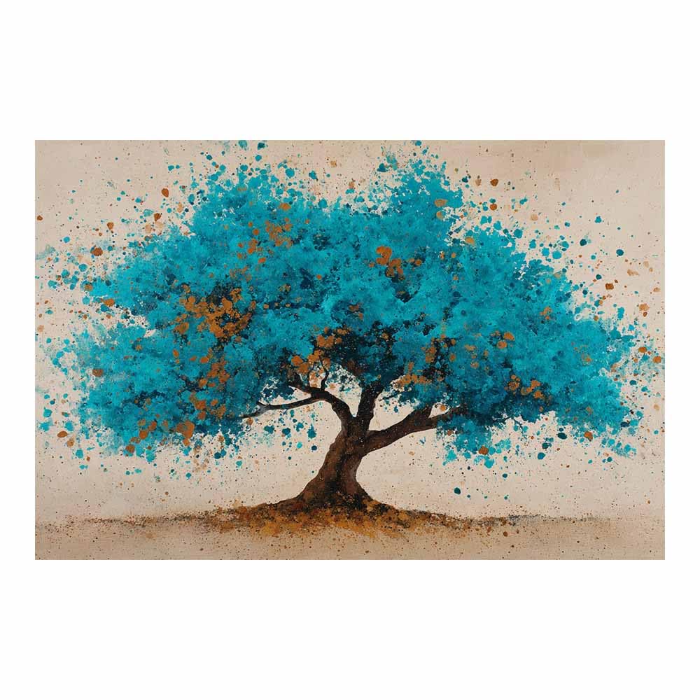 HOQIU Wall Pictures Cosmicse e lights Tree tree poster, landscape wall art, for Living Room Bedroom Bathroom.(Multicolor)-80x120cm Unframed