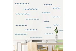 Enliven Underwater Adventures with Ocean Waves Wall Decals: A Splash of Coastal Tranquility for Kids