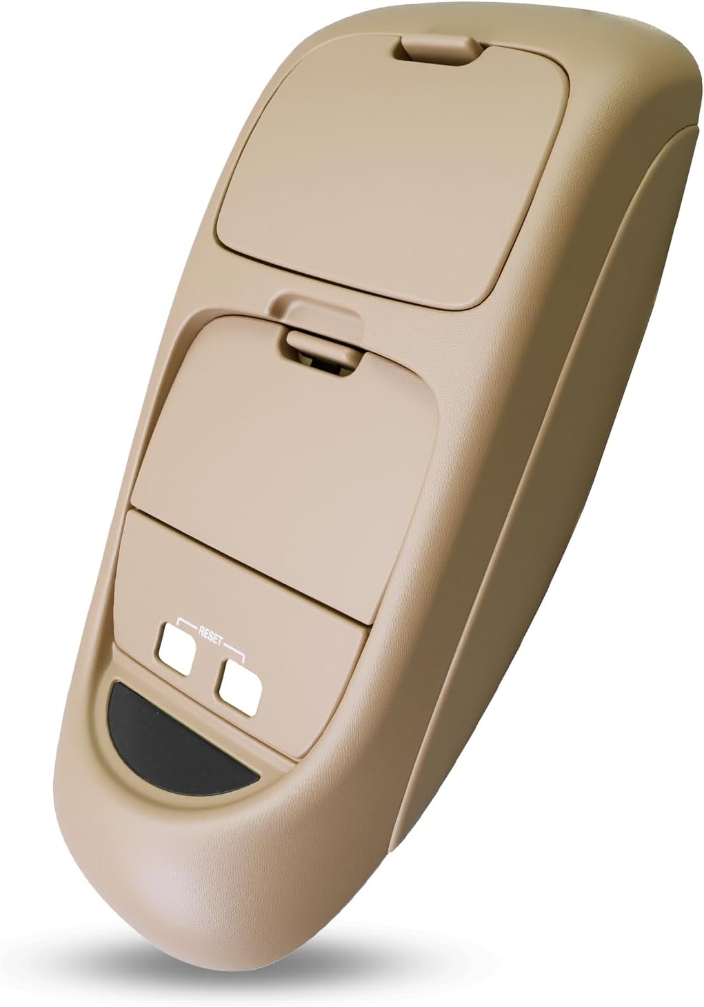 Replace 2C3Z25519A70AAB Overhead Console Sunglasses Holder & Storage Cover TAN Fit for Ford F250 F350 F450 F550 Super Duty Truck 2002-2004 Without Sun/Moon Roof Only Interior Roof Parts