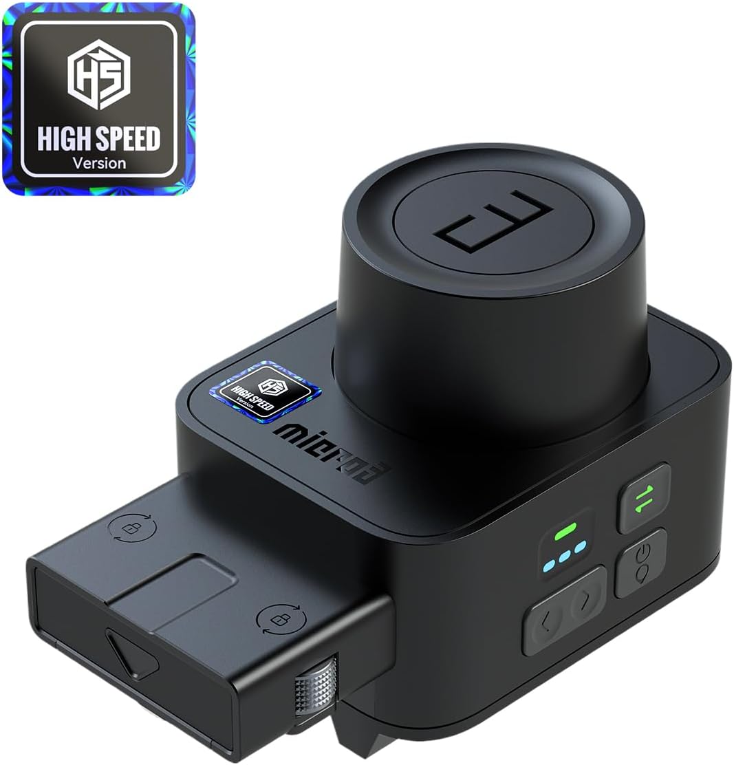 Zeapon Micro 3 E500 High Speed Motorized Camera Slider with Blue Elf Battery, 42''/107cm Travel Distance,DSLR Slider with Carrying case,26Lbs Payload and Adjustable Sliding Damping Design