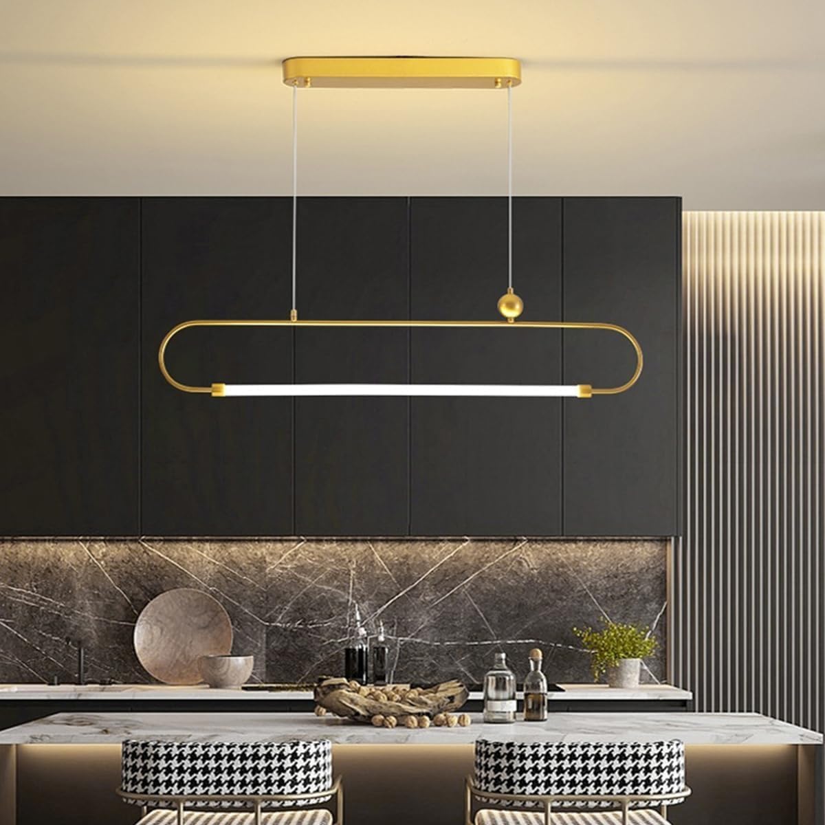 Lustre de cuisine à intensité variable pour stopper les reflets LED - 8