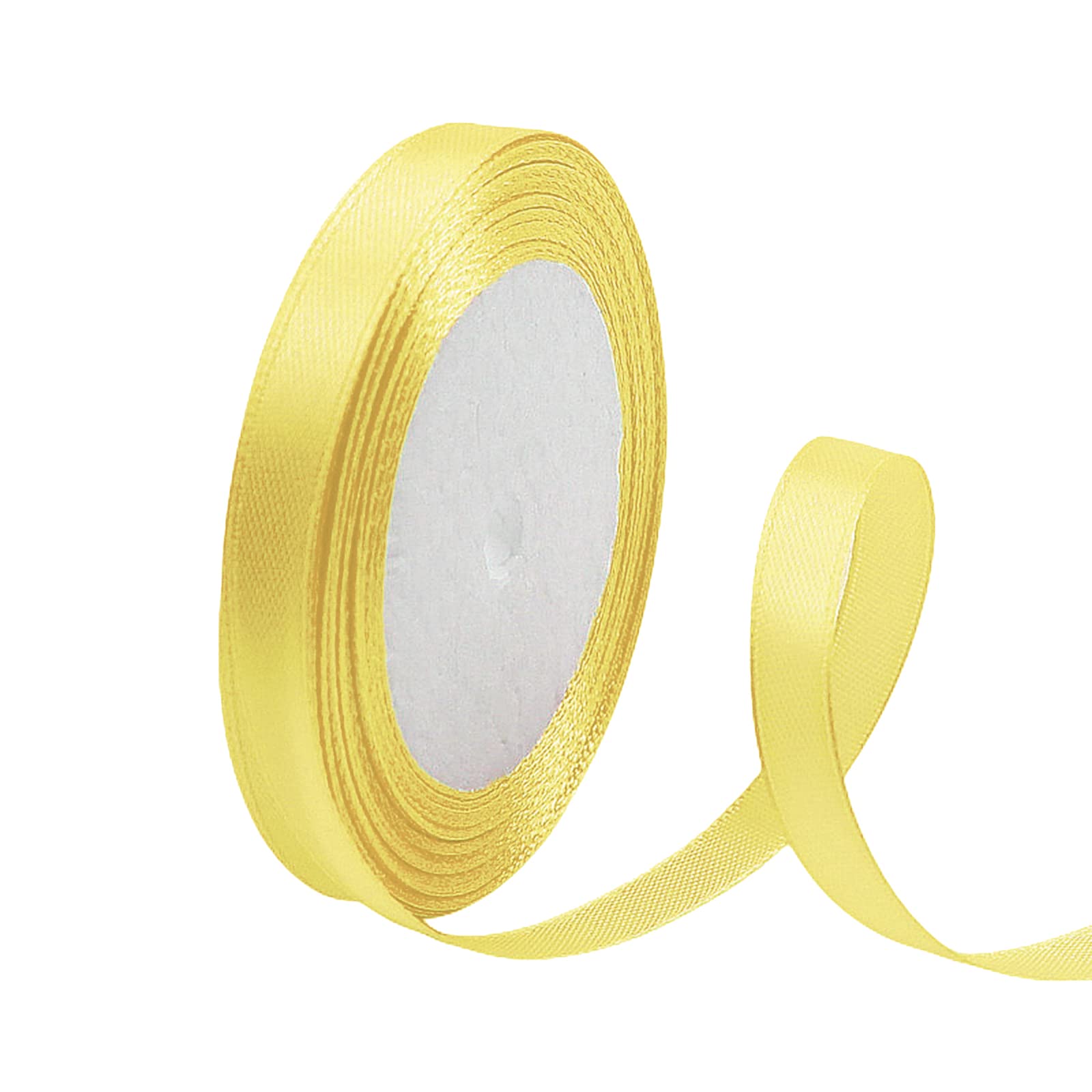 Champagne Gold Satin Ribbon 10mm, 23 Meters Champagne Fabric Ribbons Double Sided Silk Ribbons for Gift Wrapping, Crafting, Hair Bows, Balloons, Wreaths, Cakes, Wedding Party, Christmas Decoration — view 228