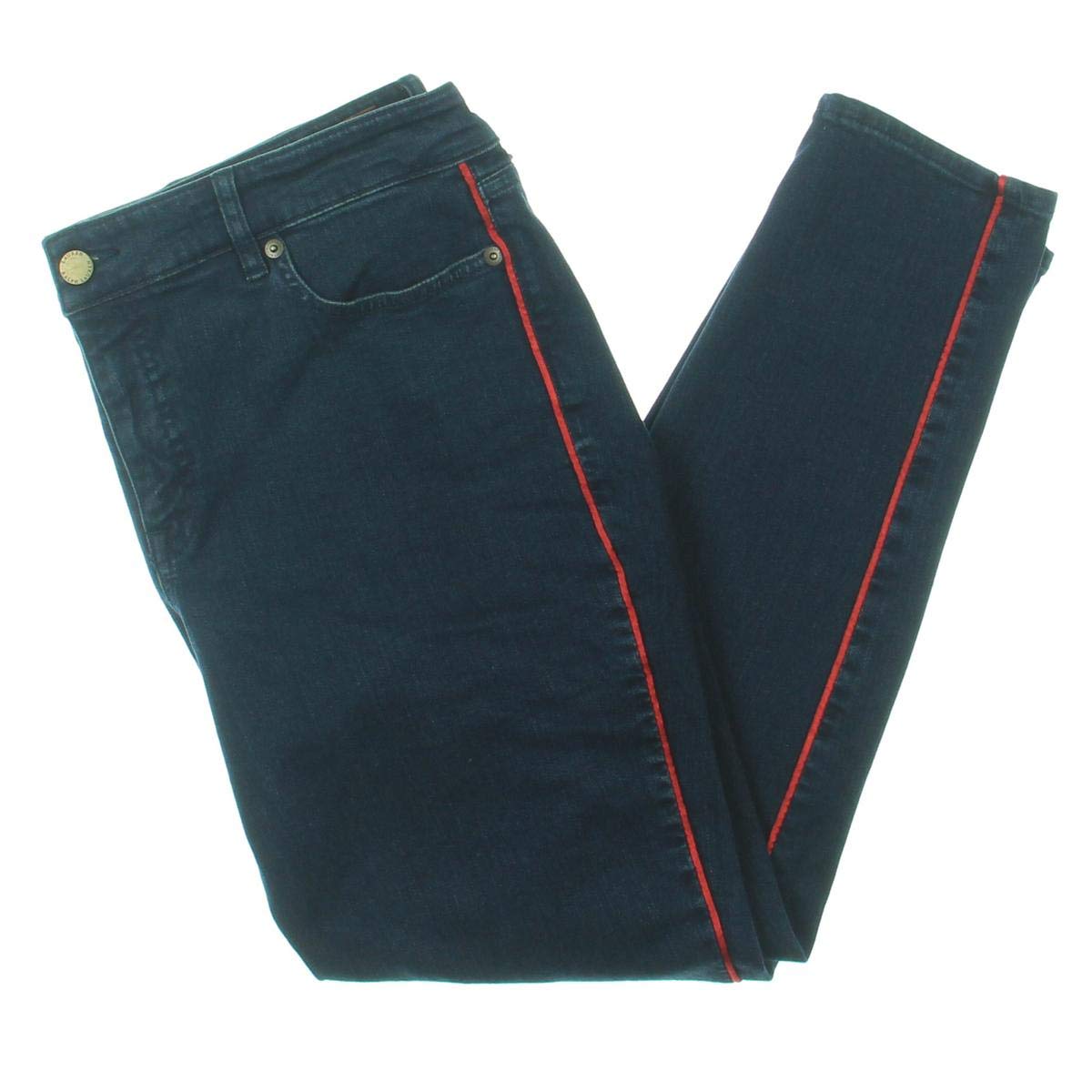 Lauren Ralph Lauren Womens Slimming Classic Rise Skinny Crop Jeans