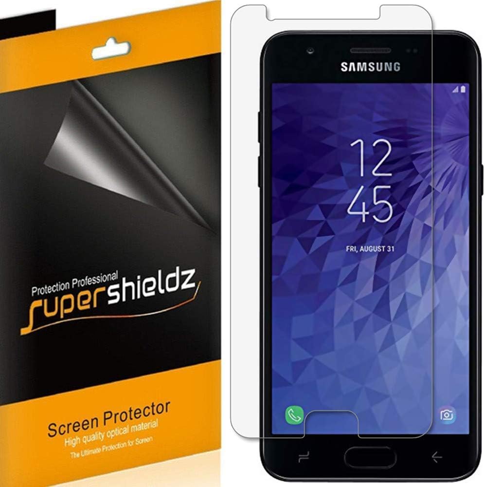 Supershieldz (6 Pack) Designed for Samsung (Galaxy J3 Orbit) Screen Protector, High Definition Clear Shield (PET)