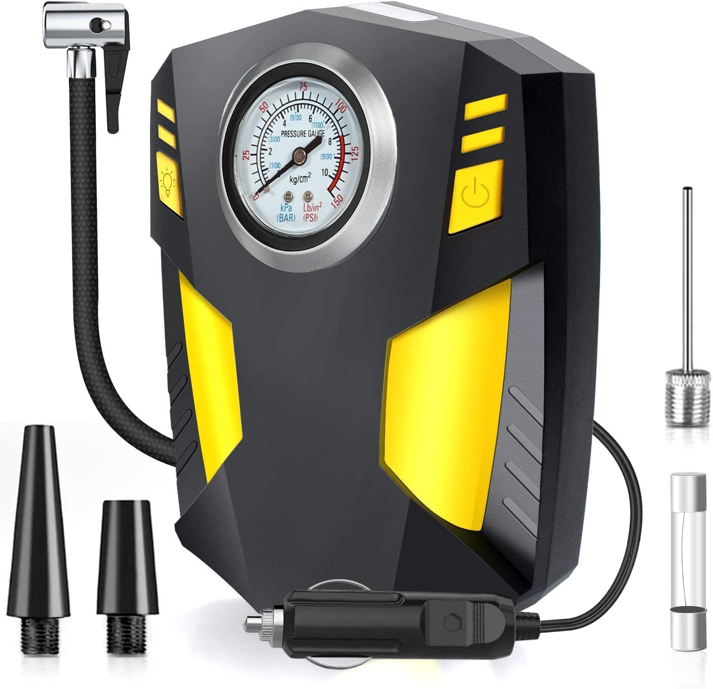 Heavy Duty Electric Car Air Compressor Pump Portable Tyre Inflator Pump