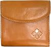 Patricia Nash Leather Reiti Bifold Wallet With Kiss Lock Frame Pocket