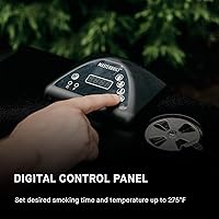 Vista 9 de Masterbuilt MB20071117 Ahumador eléctrico digital, 30 pulgadas, negro