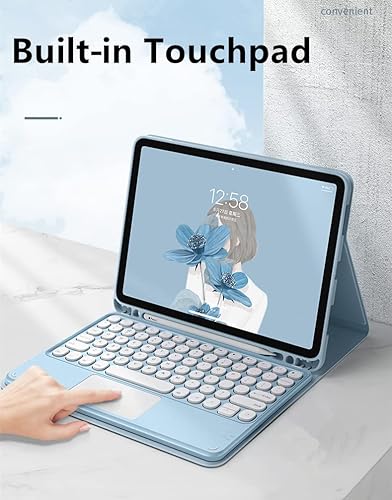 Miniatura 3 de Keyboard Case for iPad Air 11'' 2024  iPad Air4 Air5 with Touchpad Magnetic Detachable Bluetooth Keyboard Slim Smart Touch Keyboard Round Key with