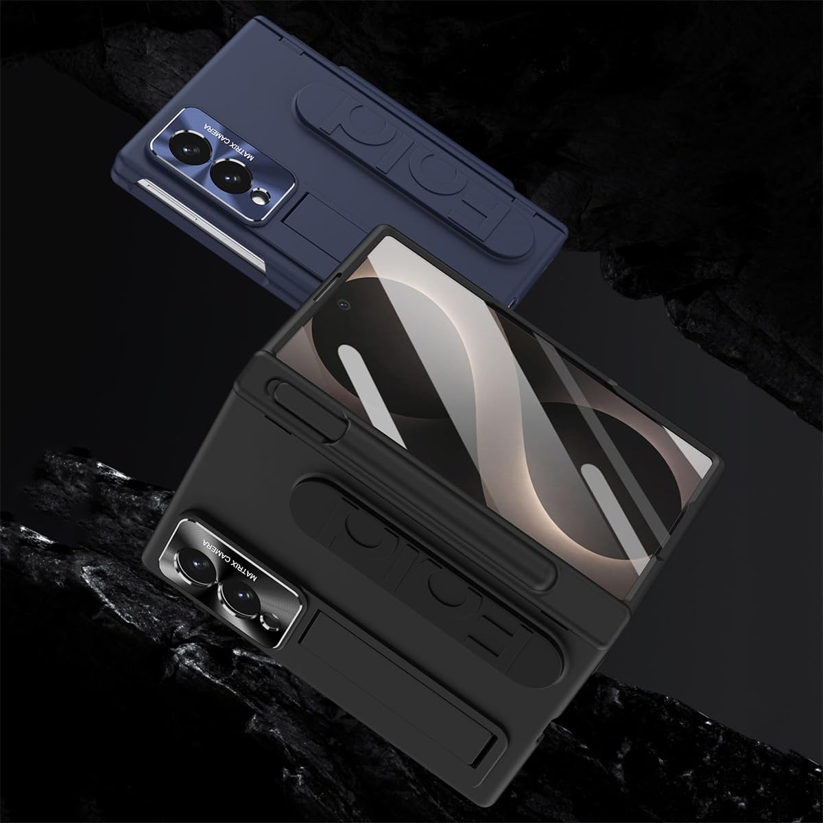 Custodia opaca slim for Samsung Galaxy Z Fold 8 stilo cinturino