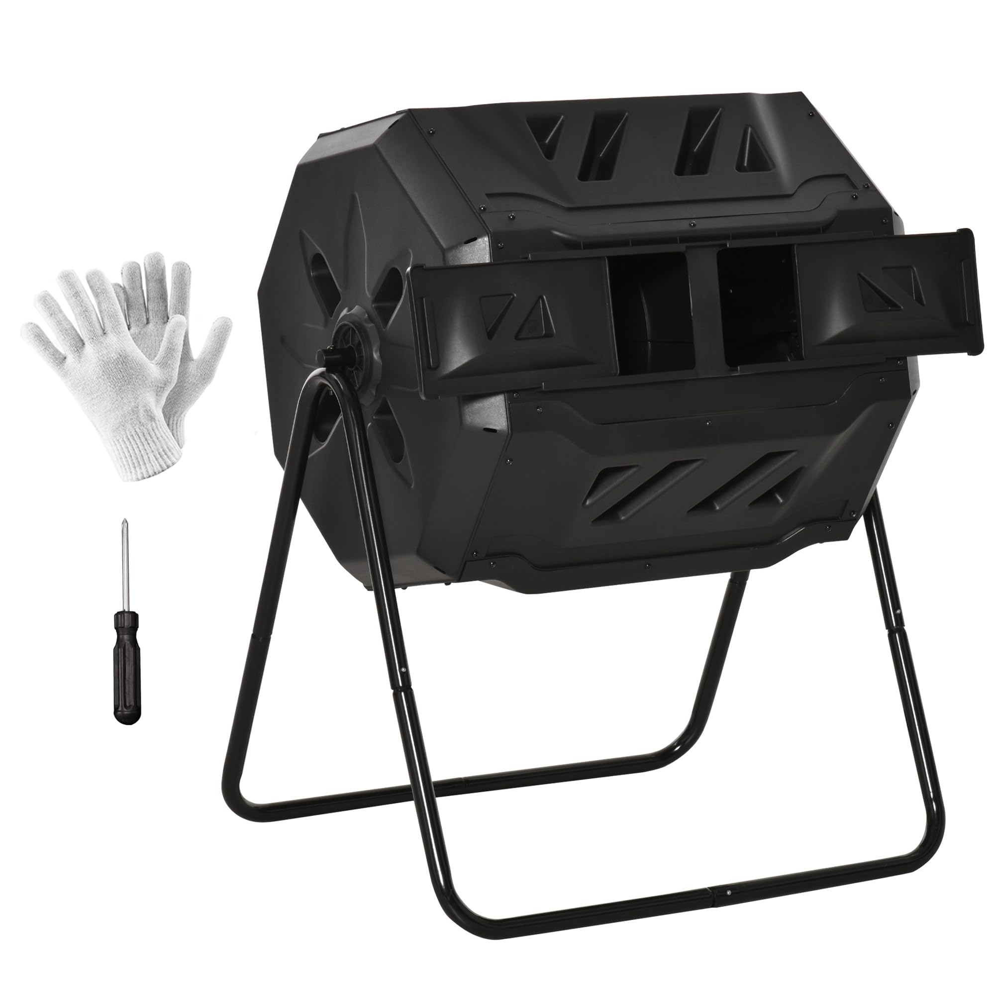 Outsunny Tumbling Compost Bin