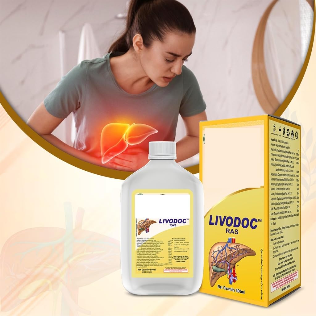 LIVODOC RAS Liver Health Support Supplement, 500ml — Amazon image 2