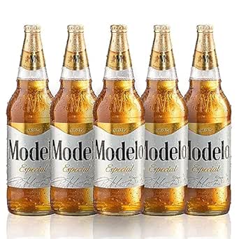 Cerveza Clara Modelo Especial tipo Pilsener 12 botellas de 1L, disfruta ...