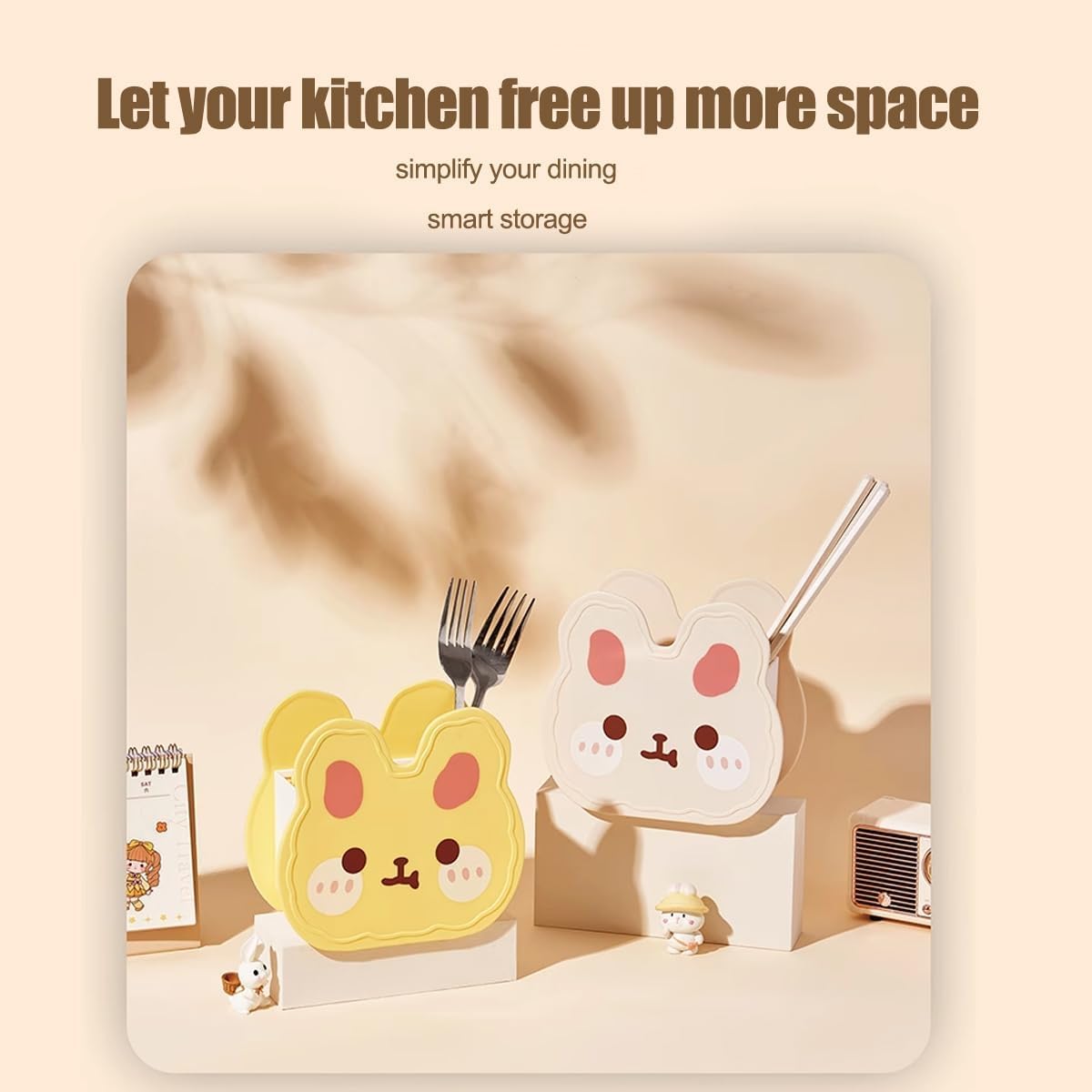 الفاخر - حامل اقلام اكريليك من كاواي - منظم سطح المكتب بتصميم ... - view 7