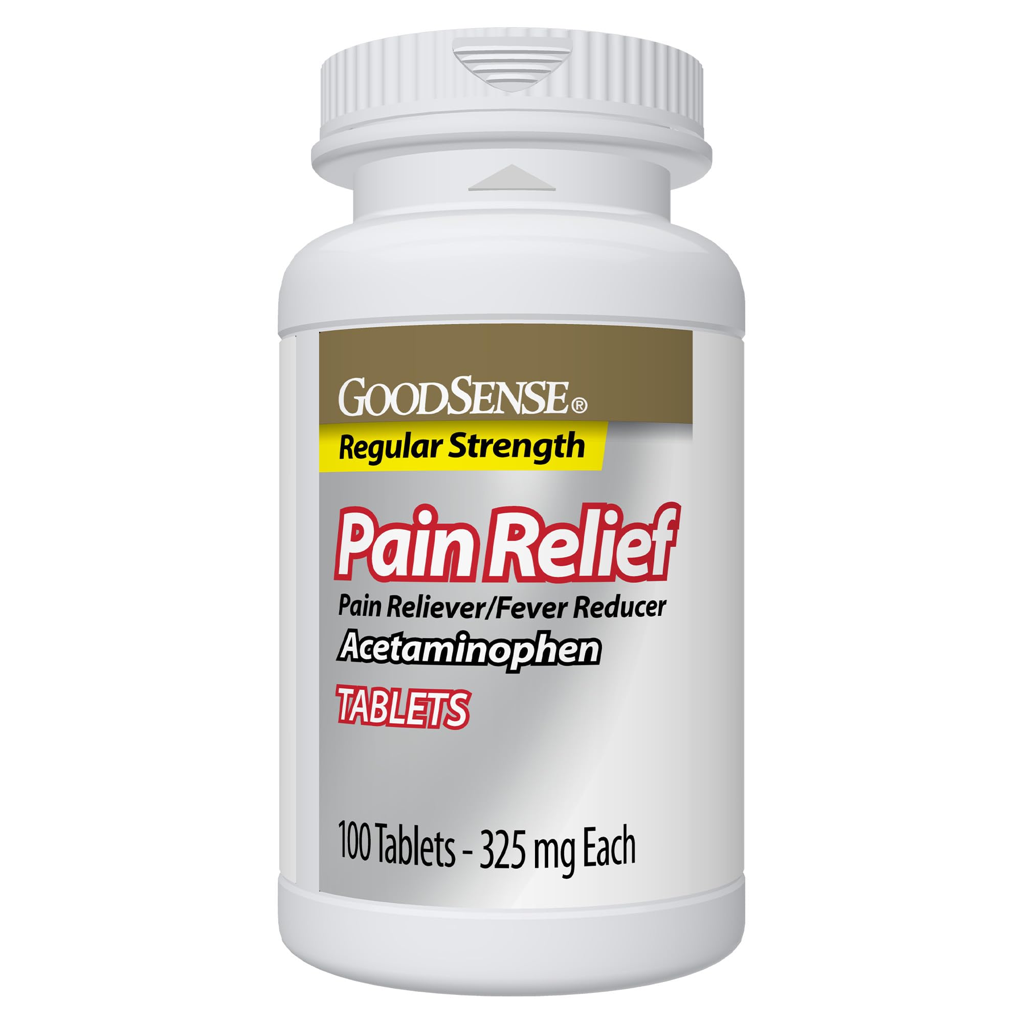 GoodSense Acetaminophen Tablets, 325 mg, 100 Count — Amazon image 6