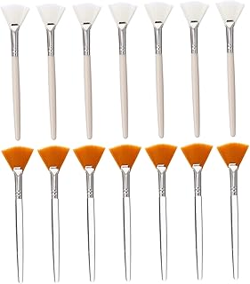 FRCOLOR 14Pcs Fan Shaped Makeup Brush Soft Co...