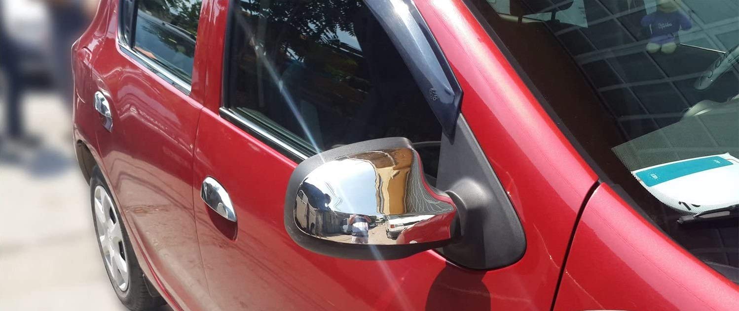 Phil Trade Zestaw chromowanych nak?adek na lusterka ze stali