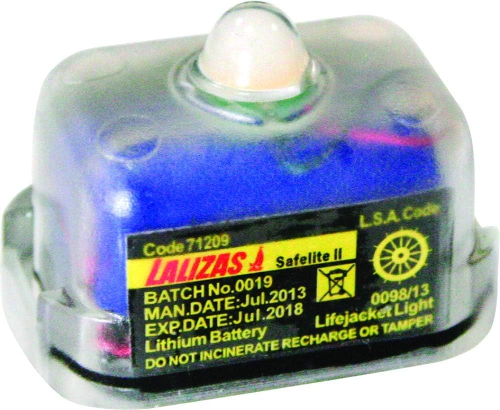 Lifejacket LED Flashing Light Safelite IV ON-Off Water Activated, USCG, Solas/MED