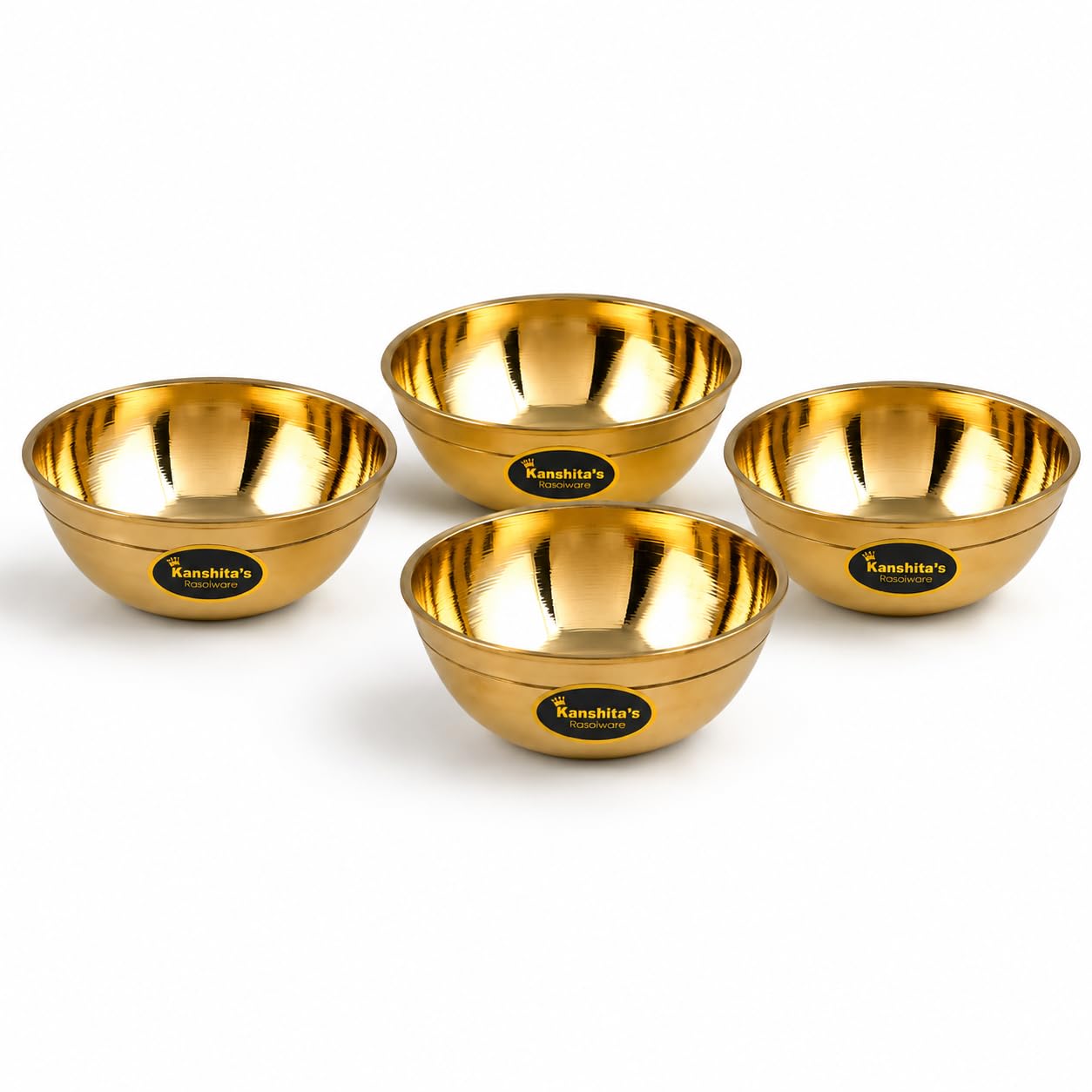 Kanshita's Rasoiware Brass Diya & Small Decorative Bowl (75 ML) for Puja – Elegant Home Decoration for Festivals & Rituals-image-20