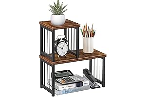 Wood Desktop Bookshelf: Declutter Your Desk with Style