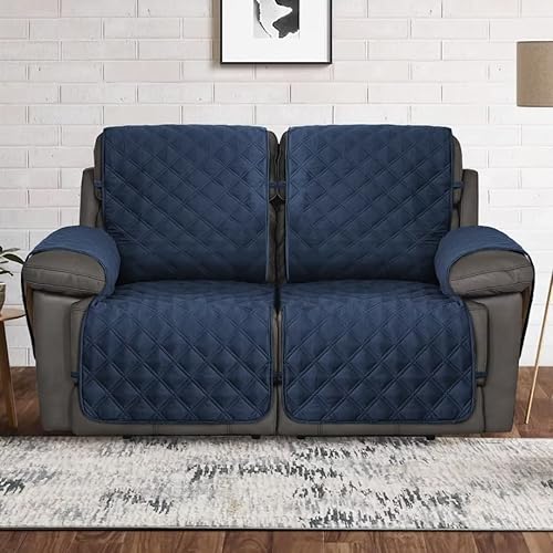 Miniatura 2 de TOMORO Funda reclinable antideslizante de gran tamaño, 100% impermeable, acolchada para silla reclinable, protector de muebles con bolsillos, funda