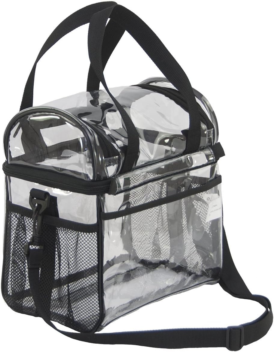 Generic Transparent Lunch Bag, Stadium-Approved, Heavy Duty, Large, Reusable, PVC Material