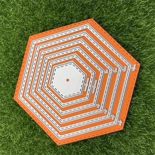 Matrices de découpe en métal robuste avec motif géométrique polygonal de précision