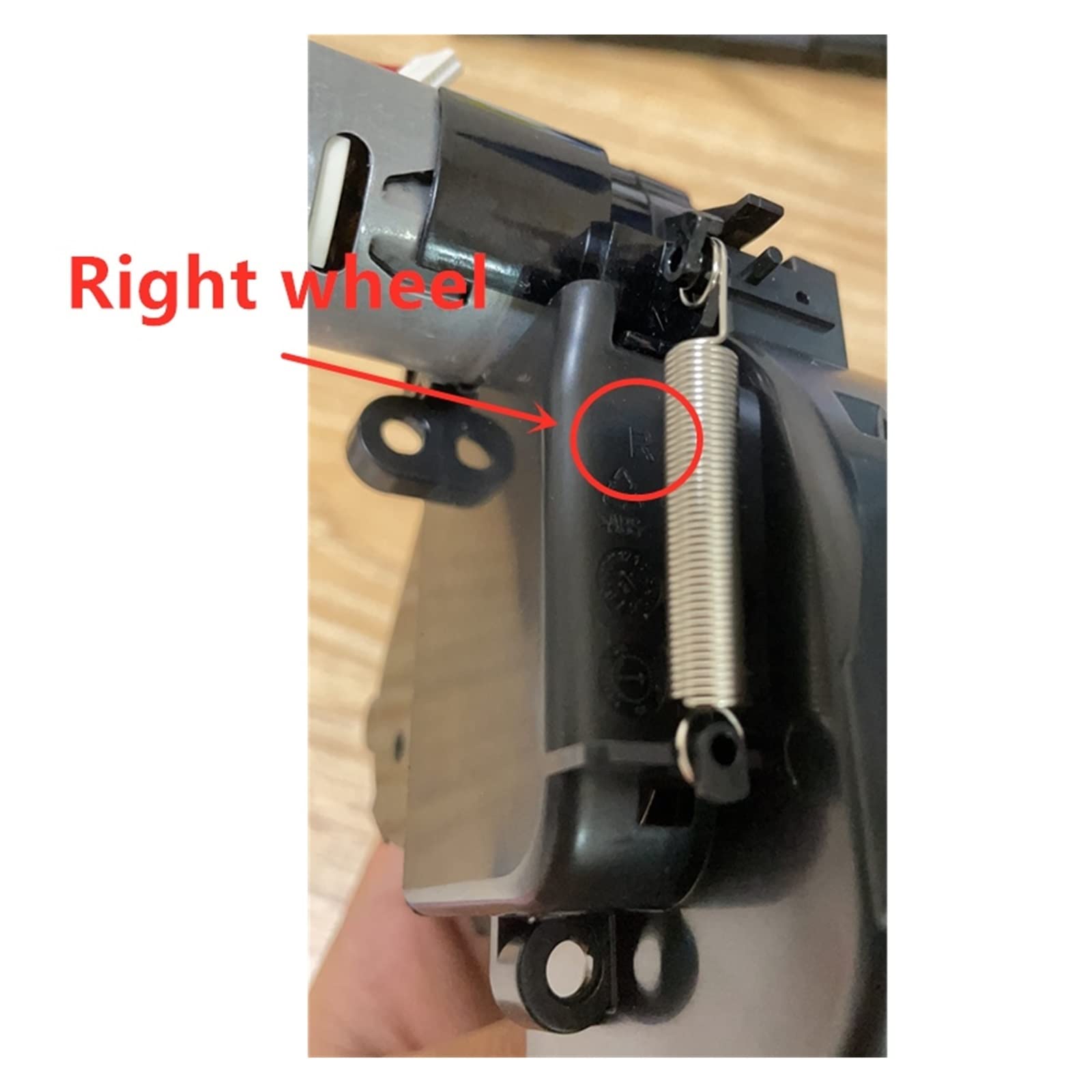 Rechtes Rad, linkes Rad, kompatibel mit 20 RG6825 RG6871 RG6875 Isweep X3 Reiniger-Teile-Zubehör(1pcs Right wheel)