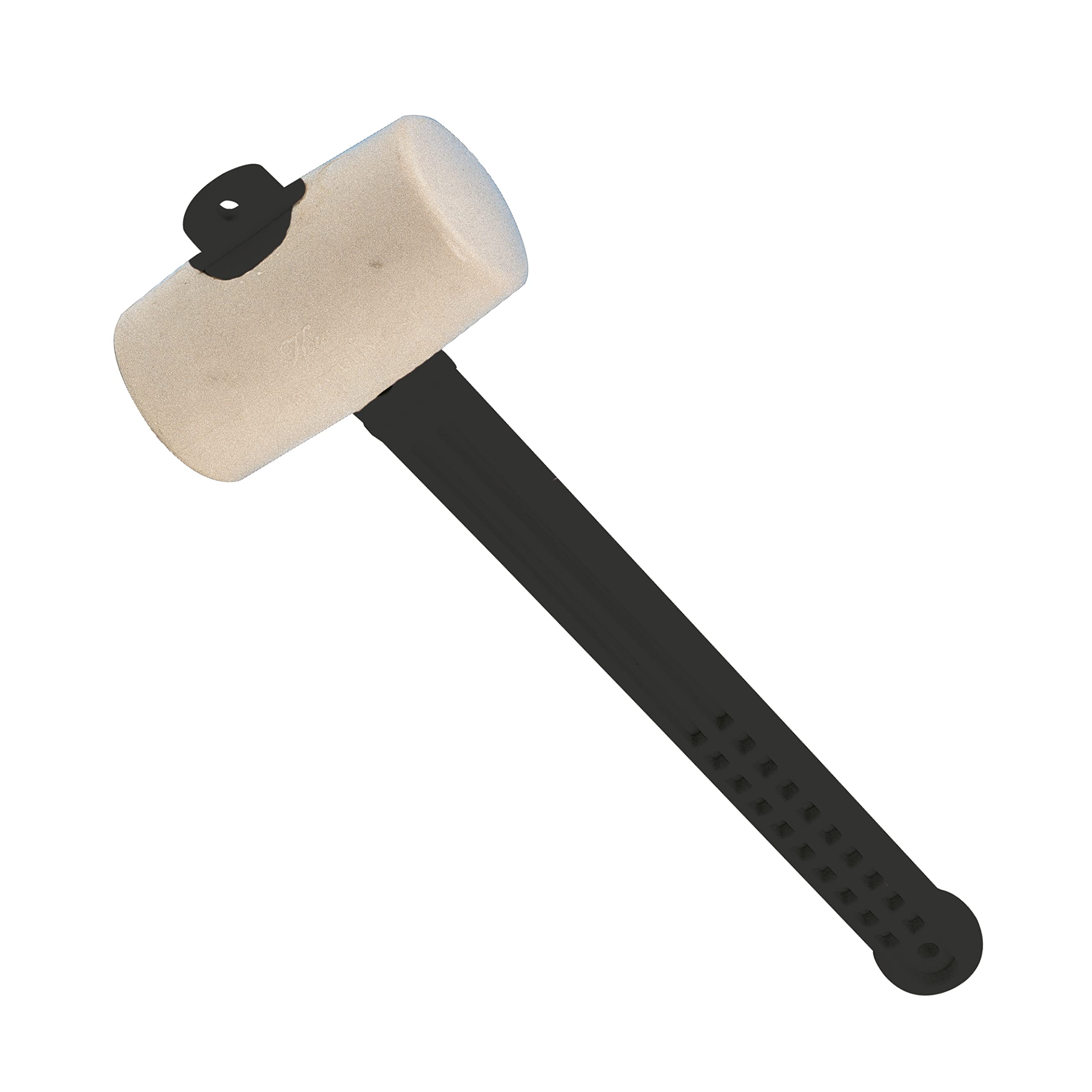 Karl Dahm White Rubber Hammer 60mm 450g Lightweight Hammer for Break Sensitive Materials Dirt Resistant Non Abrasion Professional Tool 10508