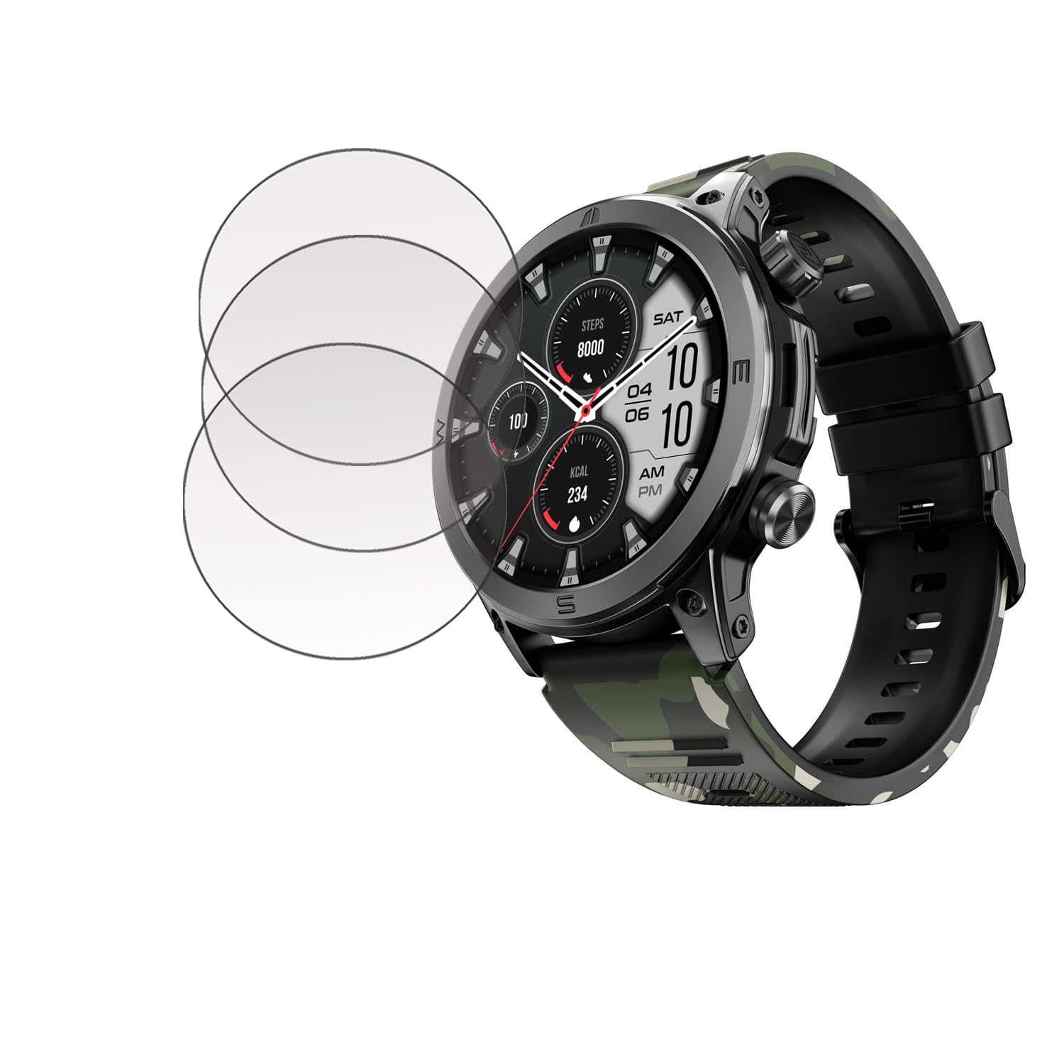 SAEMPIRE |3pcs| Smartwatch Screen Guard Protector For Noise Endeavour Sturdy Smartwatch |1.46"| Bubble Free, Easy installation kit, Clear HD, Full Cover(Not A Tempered Glass) (B0CQG8XSBH) Amazon Price History, Amazon Price Tracker