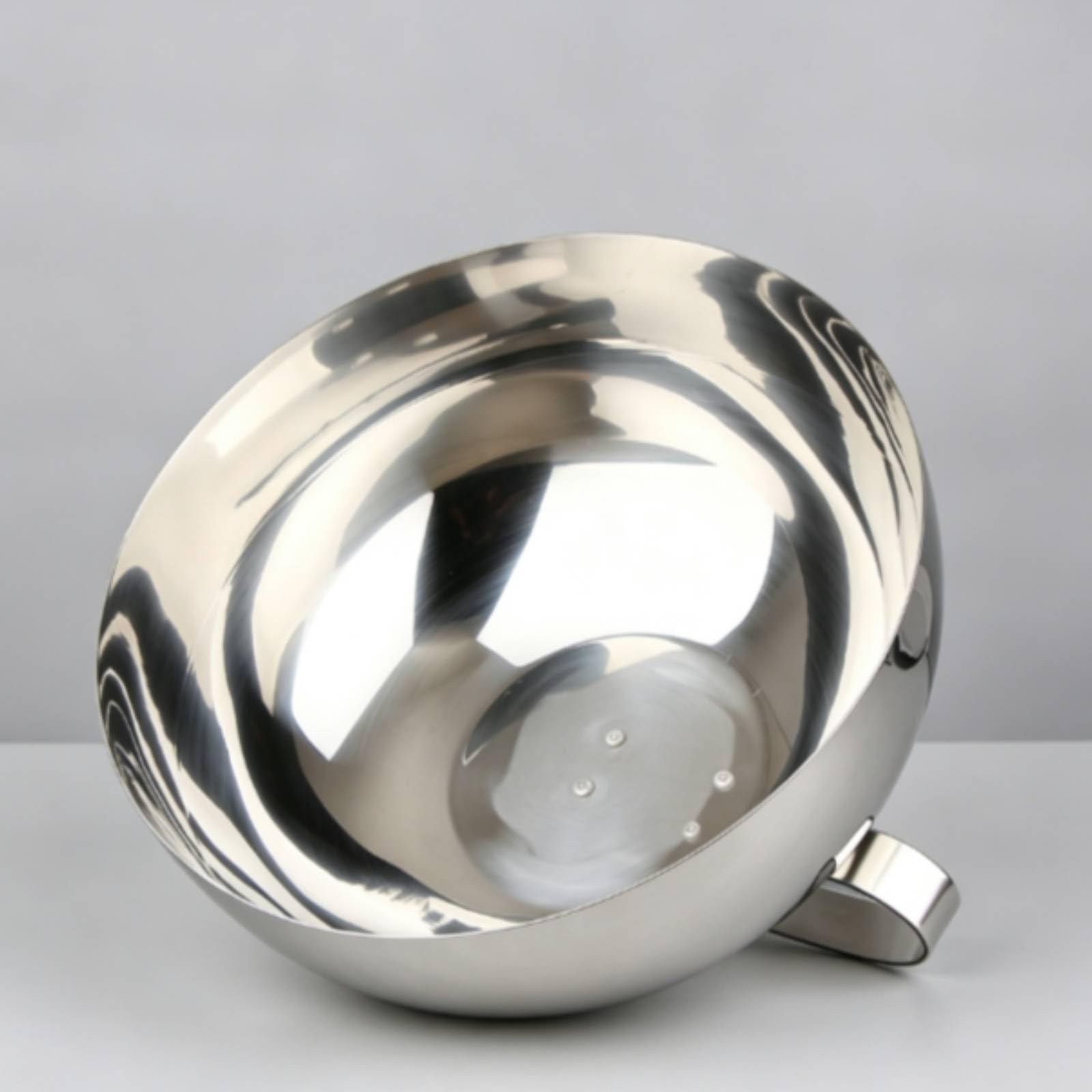 Coperchio Cottura Griglia Acciaio Inox 304 Cupola Professionale con Manico Pratico Finitura Levigata Utilizzabile per Interni Ed Esterni, Argento