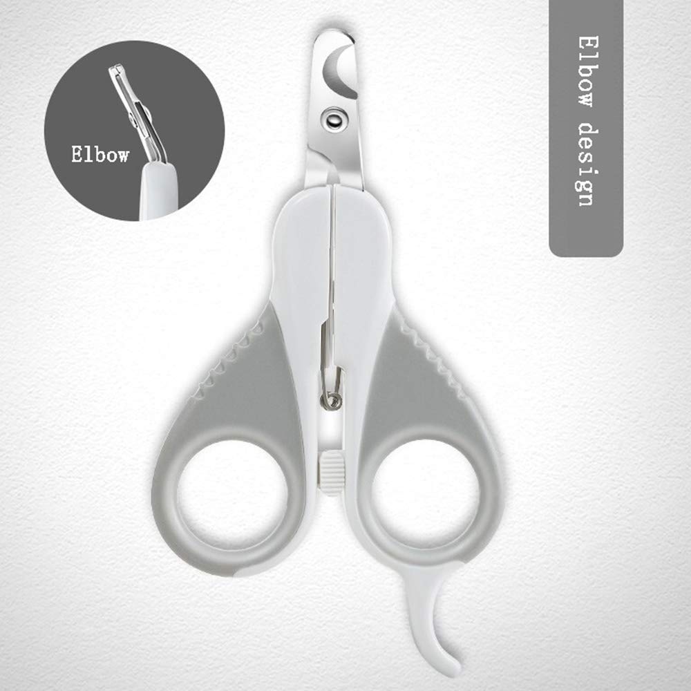 Pet Nail Clippers pour Petits Animaux Meilleur Chat Coupe-Ongles Griffe Trimmer pour La Maison Toilettage Trousse De Toilette Outil Professionnel pour Tiny Cat,Elbow