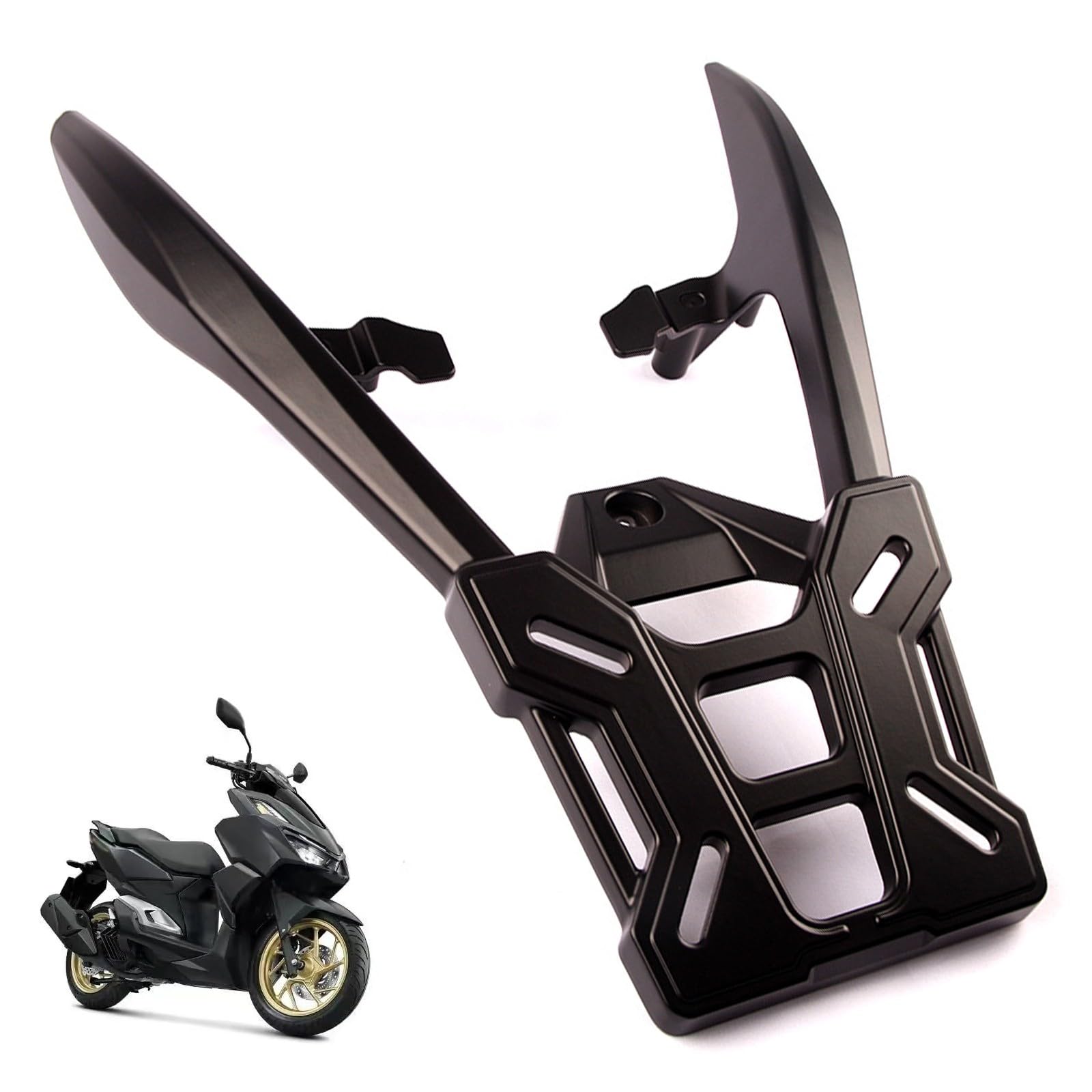 Motorcycle Luggage Rack Rear Compatible with Honda Click 160 2022 2023 Cargo Carrier Rear Tail Storage Rack Top Box Holder Support Bracket Extended Seat Shelf Holder Extension