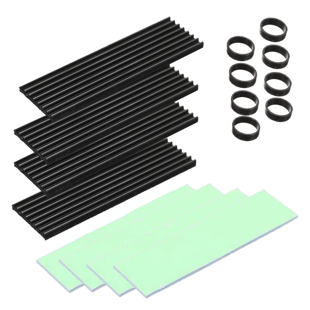 M.2 SSD Kühlkörper Set – 3 Stück, Aluminium-Heatsinks Mit Wärmeleitpad – Für 2280 NVMe SSDs, Senkt Temperatur Um 5–20°C