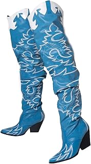 Cape Robbin Women's Western Thigh High Over The Knee Cowboy Cowgirl Boots - Chunky Block Heel Fashion Boots for Women (KELSEY-21)